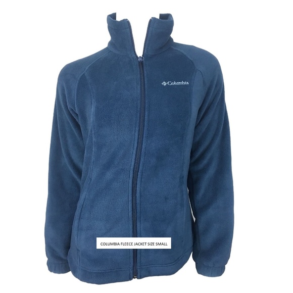 navy blue columbia jacket